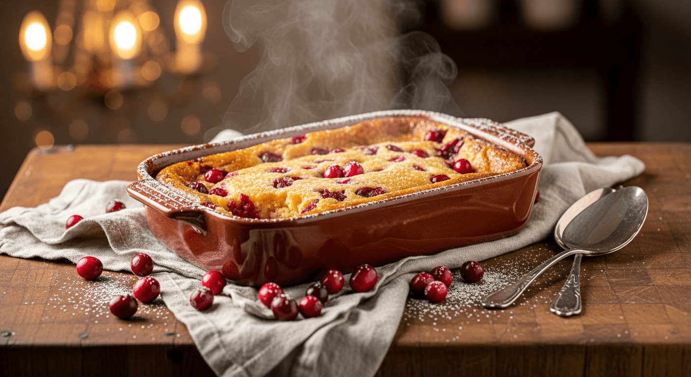 Cranberry Baked Pudding