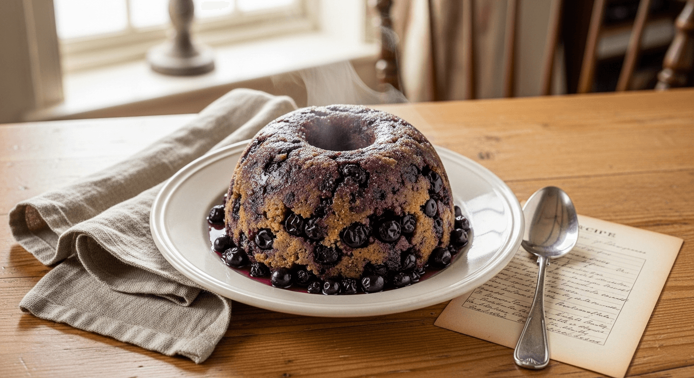 Whortleberry Boiled Pudding